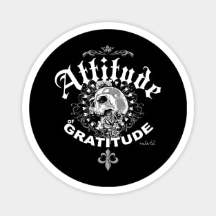 Attitude of Gratitude WHITE Magnet